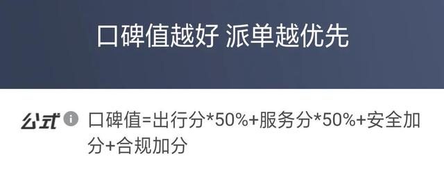 滴滴出行口碑值对于司机的重要性,滴滴出行口碑值作用大吗